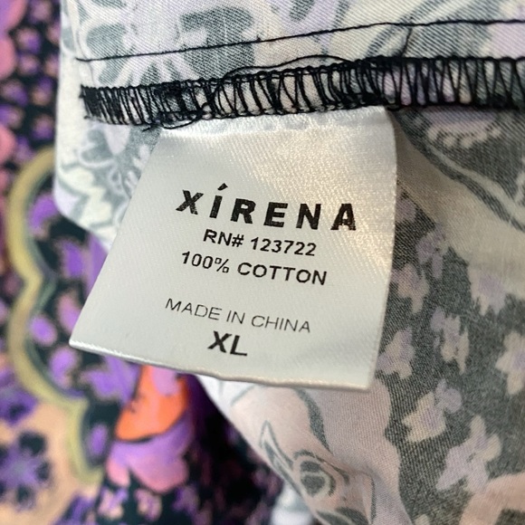 Xirena Jules Puff Sleeve Top in Black Opal - Picture 9 of 10